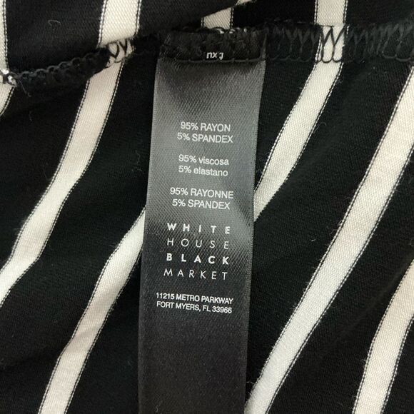 White House Black Market Striped Top adjustable straps size XS - Picture 7 of 7